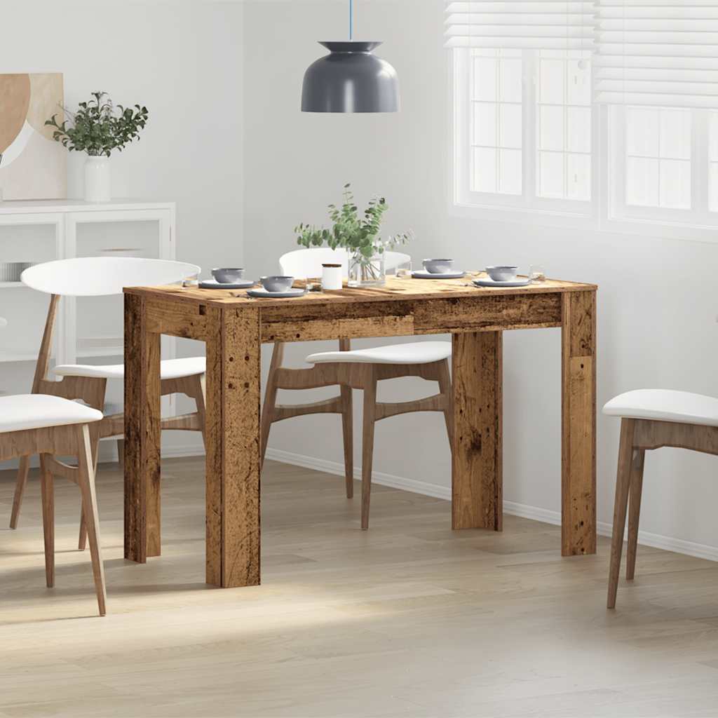Blagovaonski stol staro drvo 120x60x76 cm konstruirano drvo