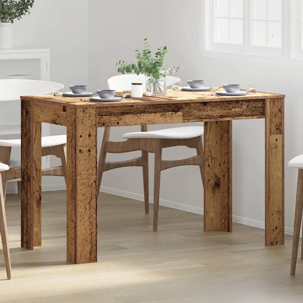 Blagovaonski stol staro drvo 120x60x76 cm konstruirano drvo