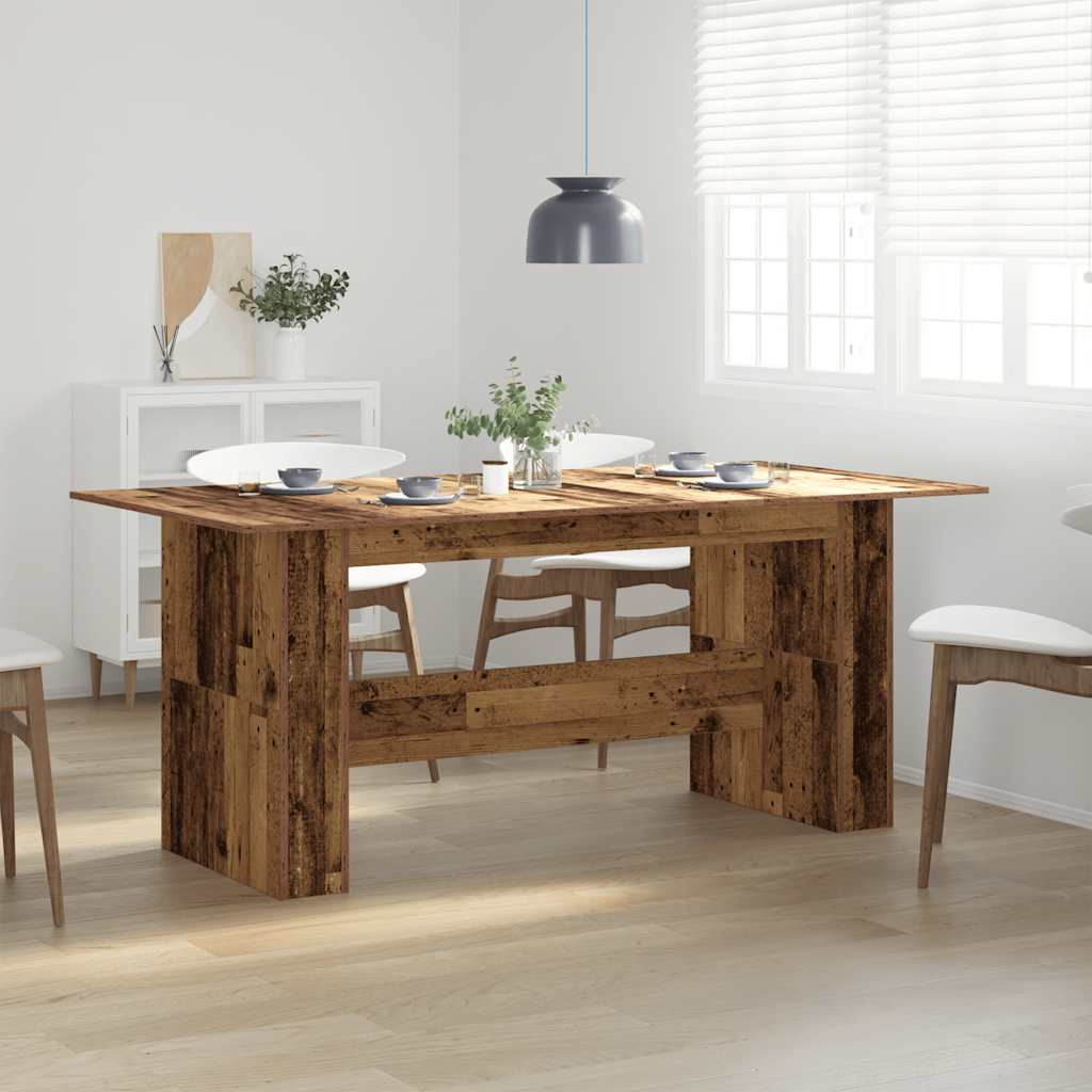 Blagovaonski stol staro drvo 180x90x76 cm konstruirano drvo