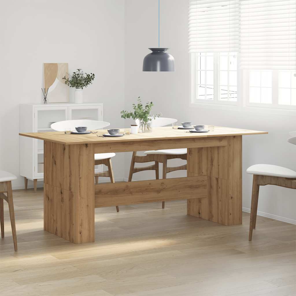 Blagovaonski stol Artisan hrast 180x90x76 cm izrađeno drvo