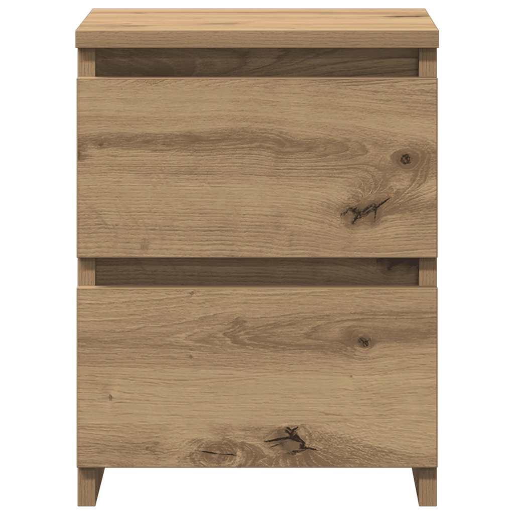 Noćni ormarići boja hrasta artisan 30x30x40cm konstruirano drvo