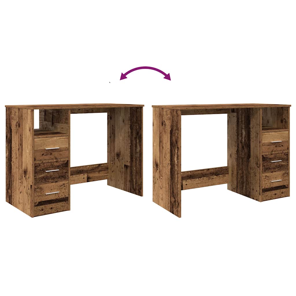 Stol staro drvo 102x50x76 cm konstruirano drvo