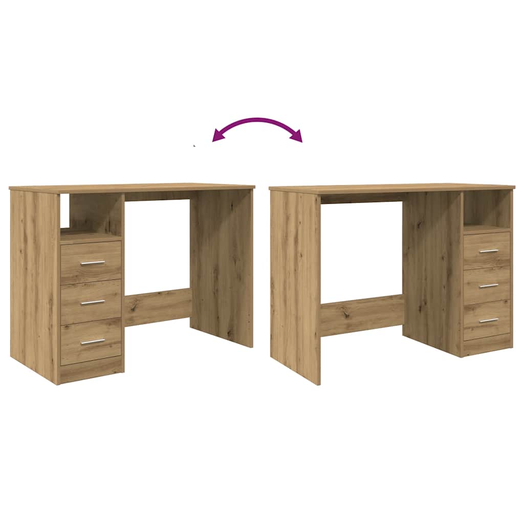 Stol Artisan hrast 102x50x76 cm konstruirano drvo