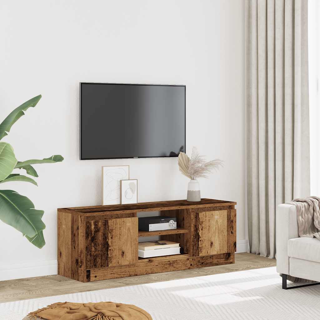 TV ormarić staro drvo 102x30x36 cm konstruirano drvo