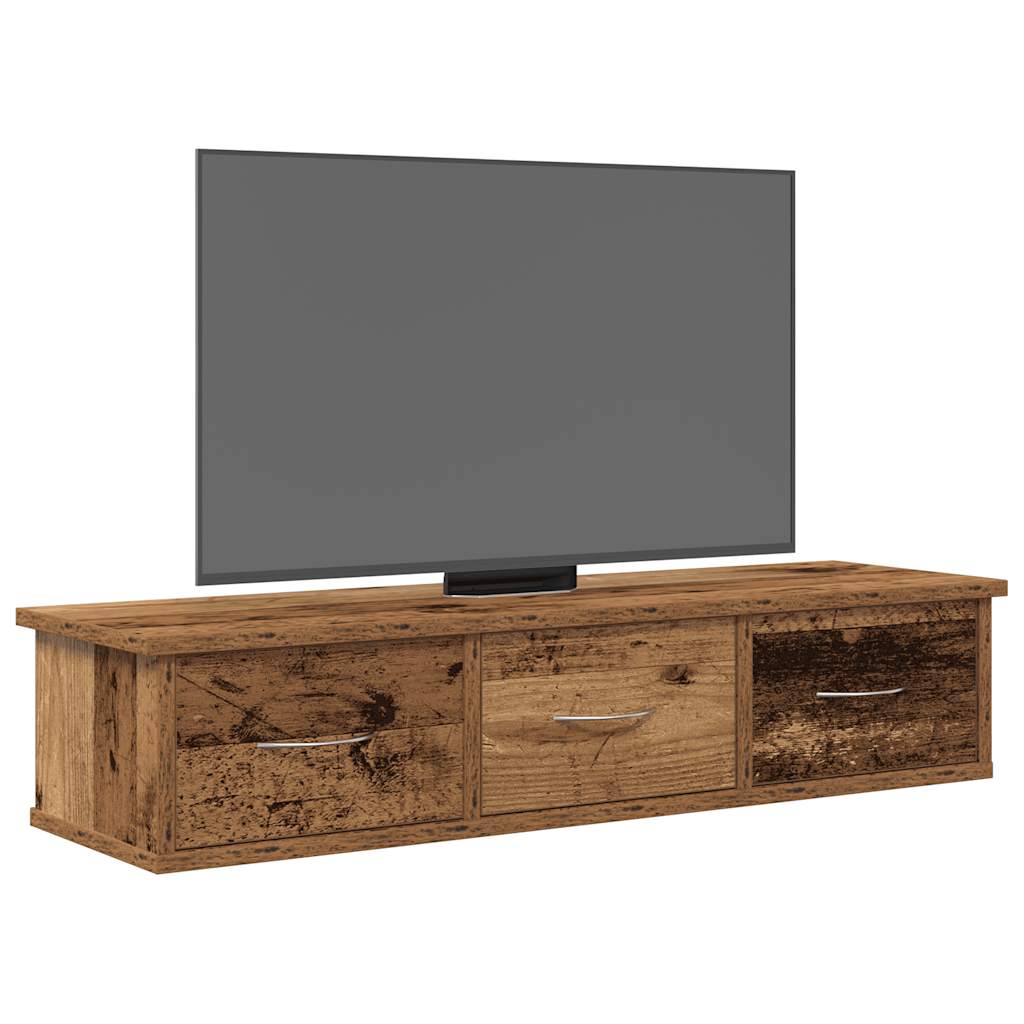 Zidni ormarić staro drvo 88x26x18,5 cm konstruirano drvo