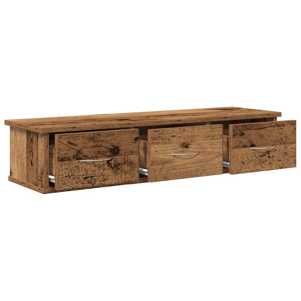 Zidni ormarić staro drvo 88x26x18,5 cm konstruirano drvo