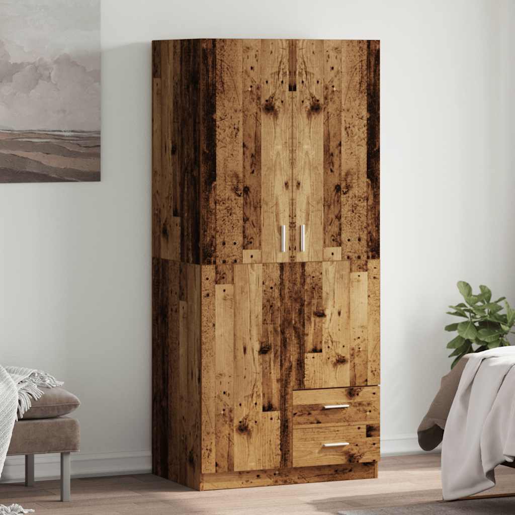 Ormar Staro drvo 80x52x180 cm Konstruirano drvo