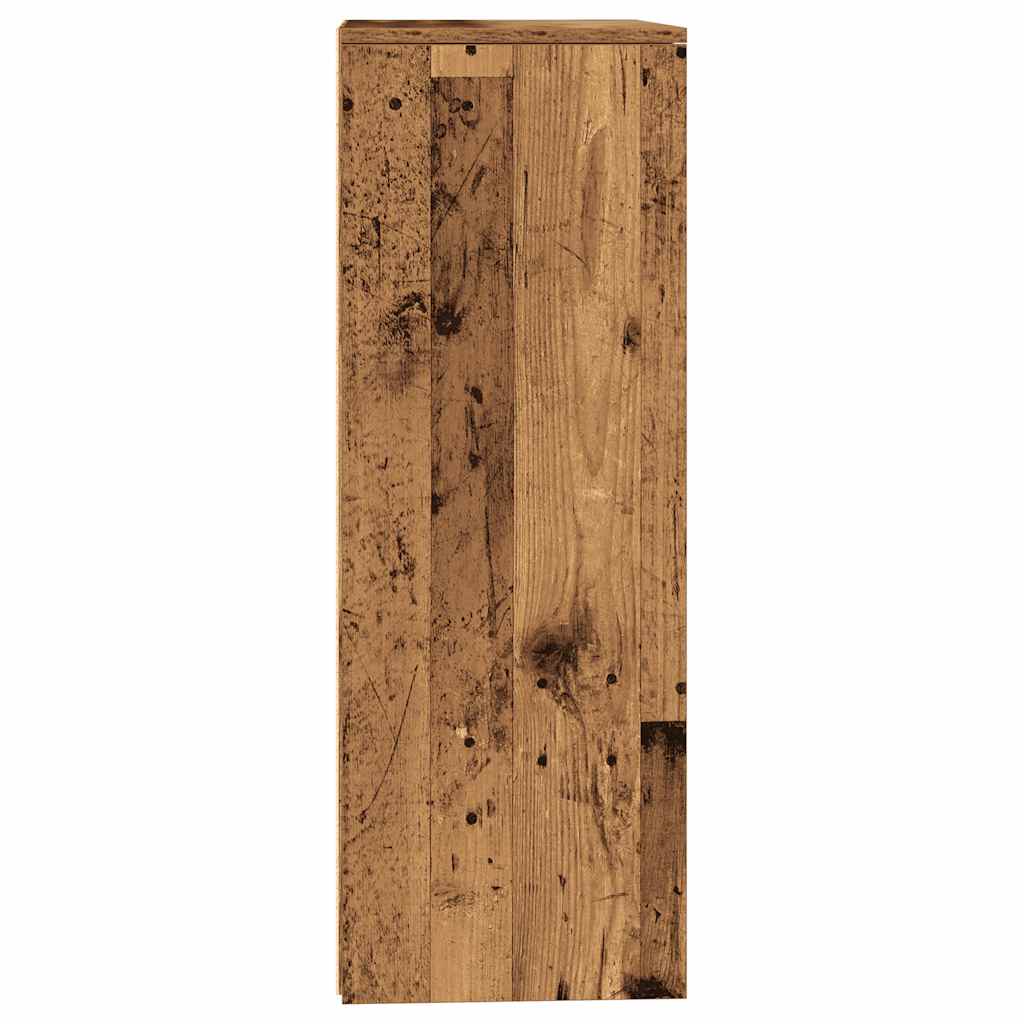 Komoda sa 6 ladica staro drvo 50x34x96 cm konstruirano drvo