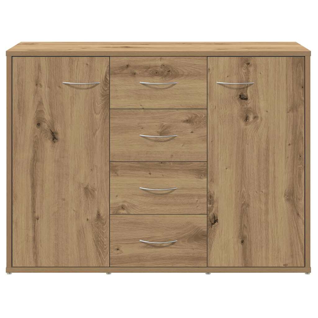 Komoda boja hrasta artisan 88x30x64 cm od konstruiranog drva