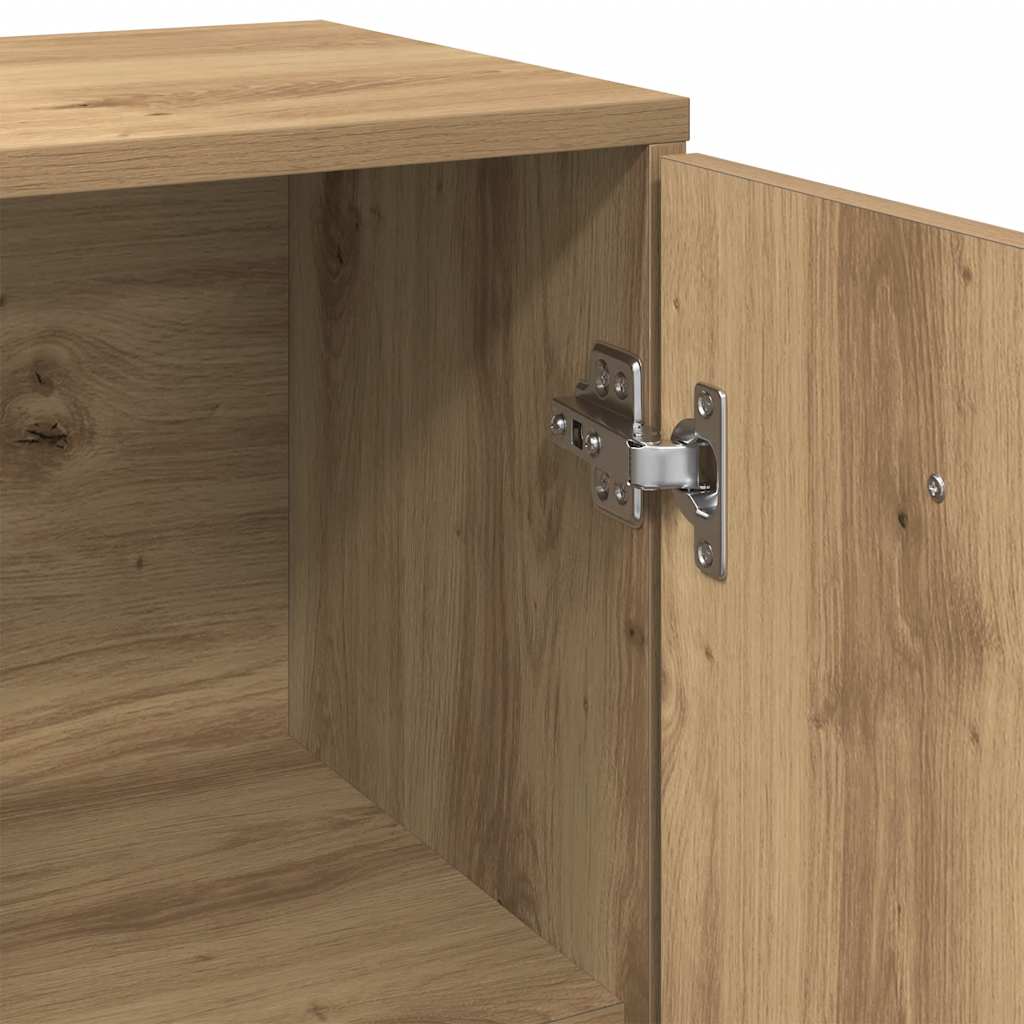 Komoda boja hrasta artisan 88x30x64 cm od konstruiranog drva