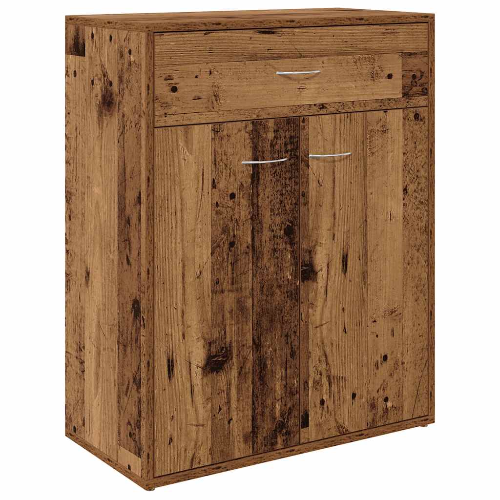 Komoda staro drvo 60x30x75 cm konstruirano drvo