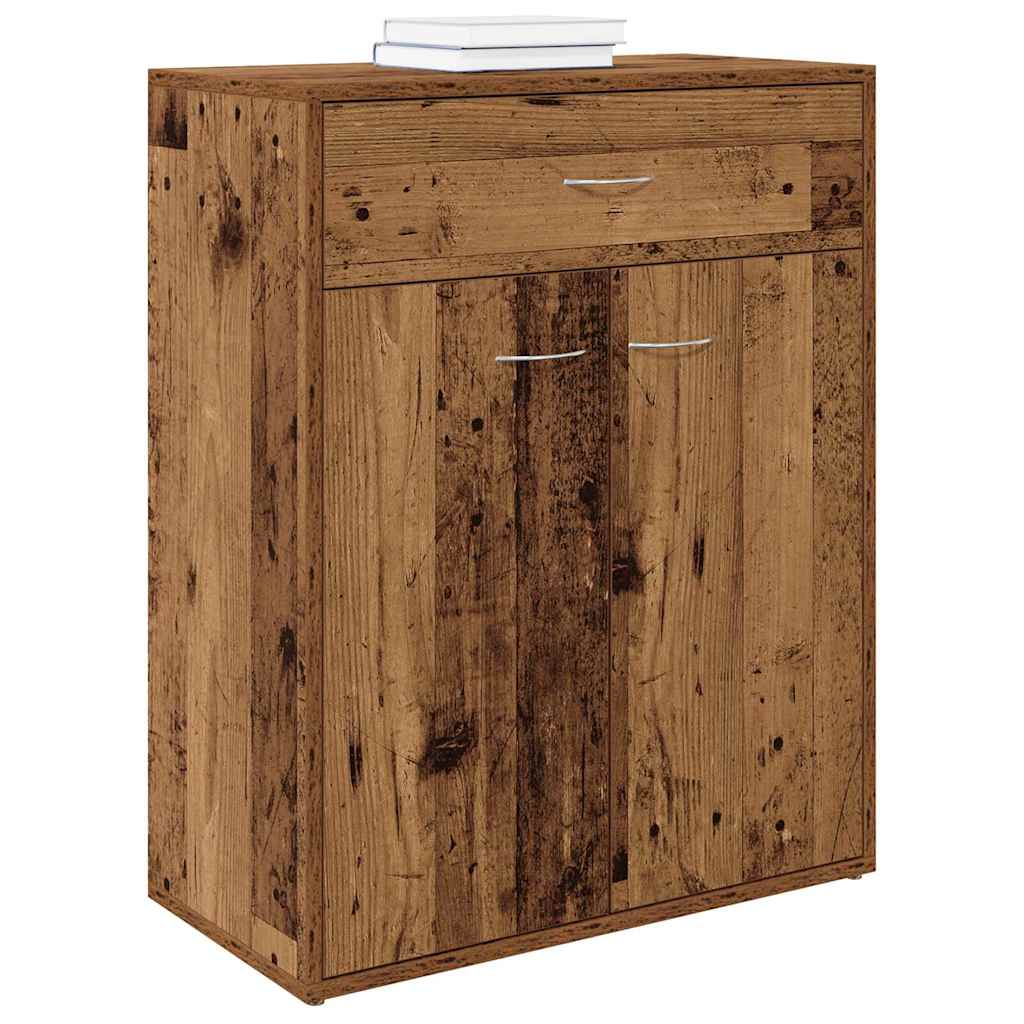 Komoda staro drvo 60x30x75 cm konstruirano drvo