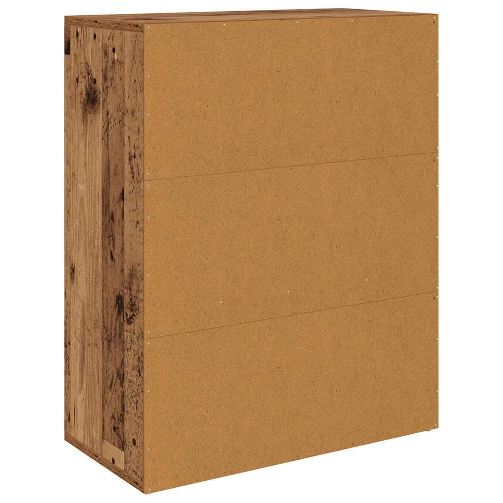 Komoda staro drvo 60x30x75 cm konstruirano drvo