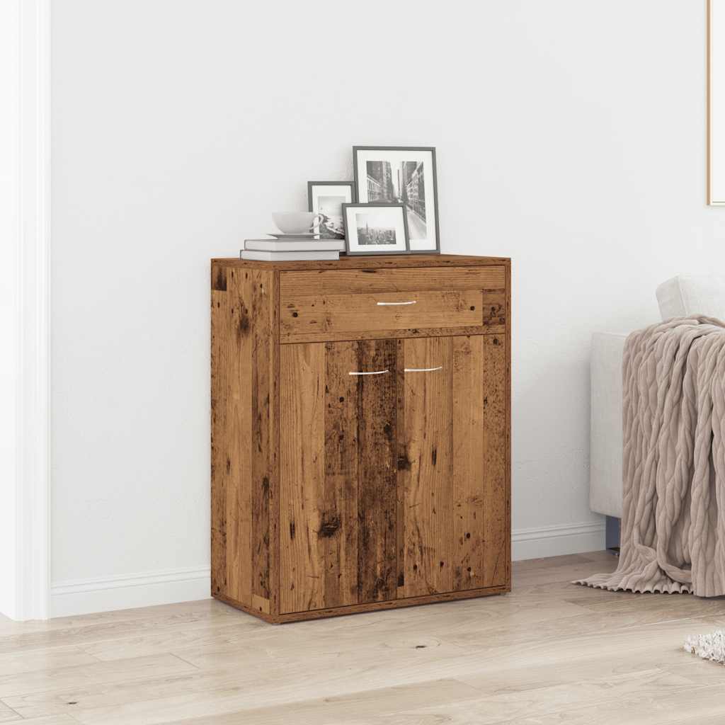 Komoda staro drvo 60x30x75 cm konstruirano drvo