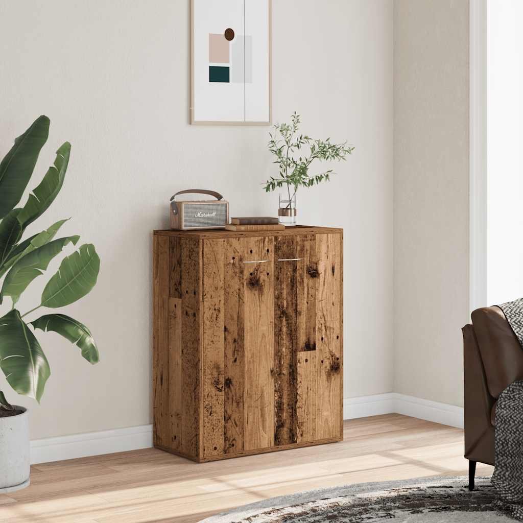 Komoda staro drvo 60x30x75 cm konstruirano drvo