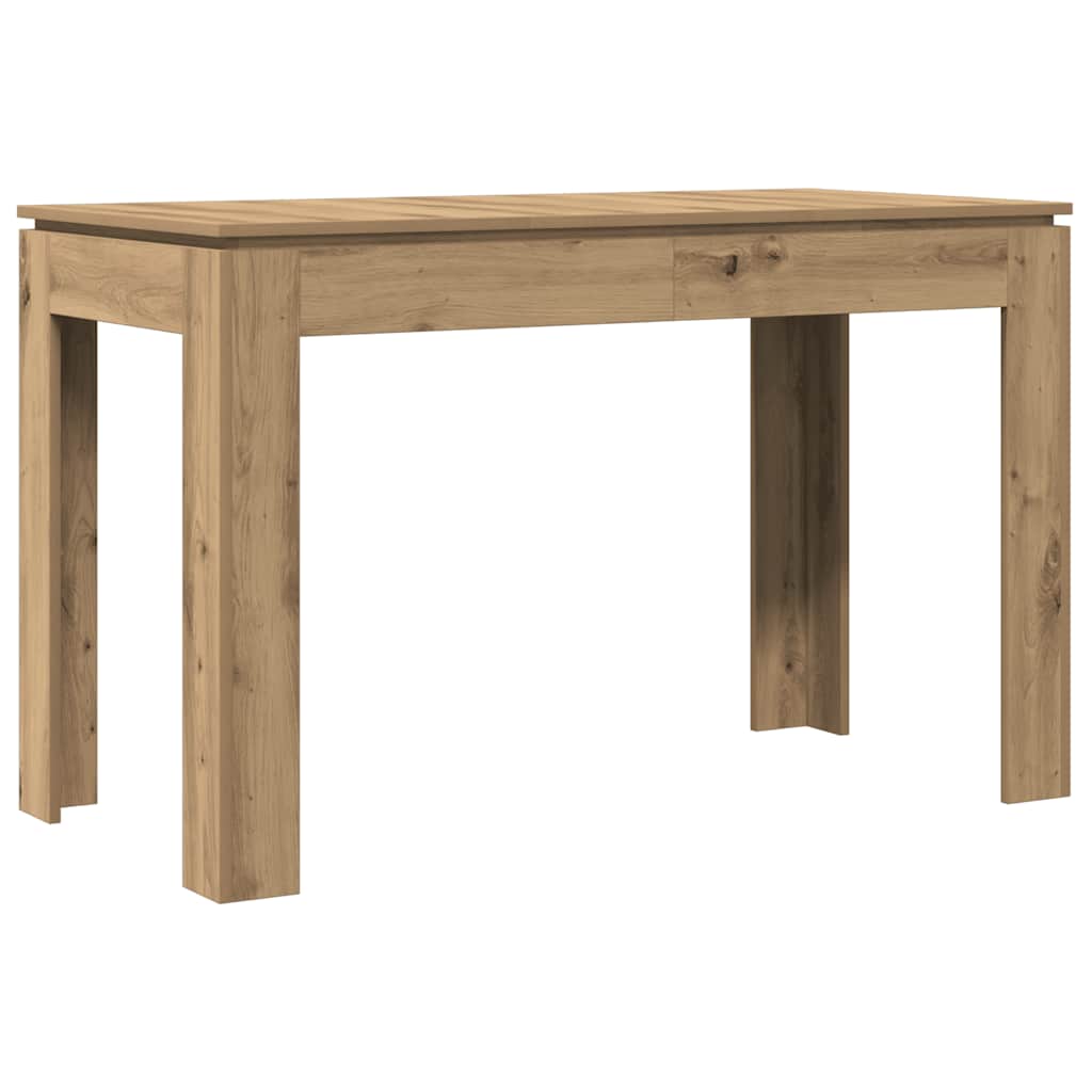 Blagovaonski stol boja hrasta 120x60x76 cm konstruirano drvo