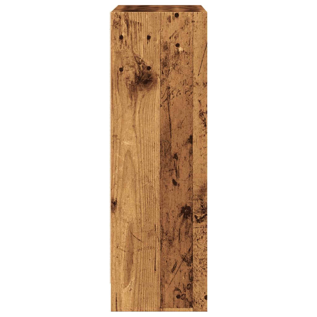 Regal za knjige boja starog drva 60x24x76 cm konstruirano drvo