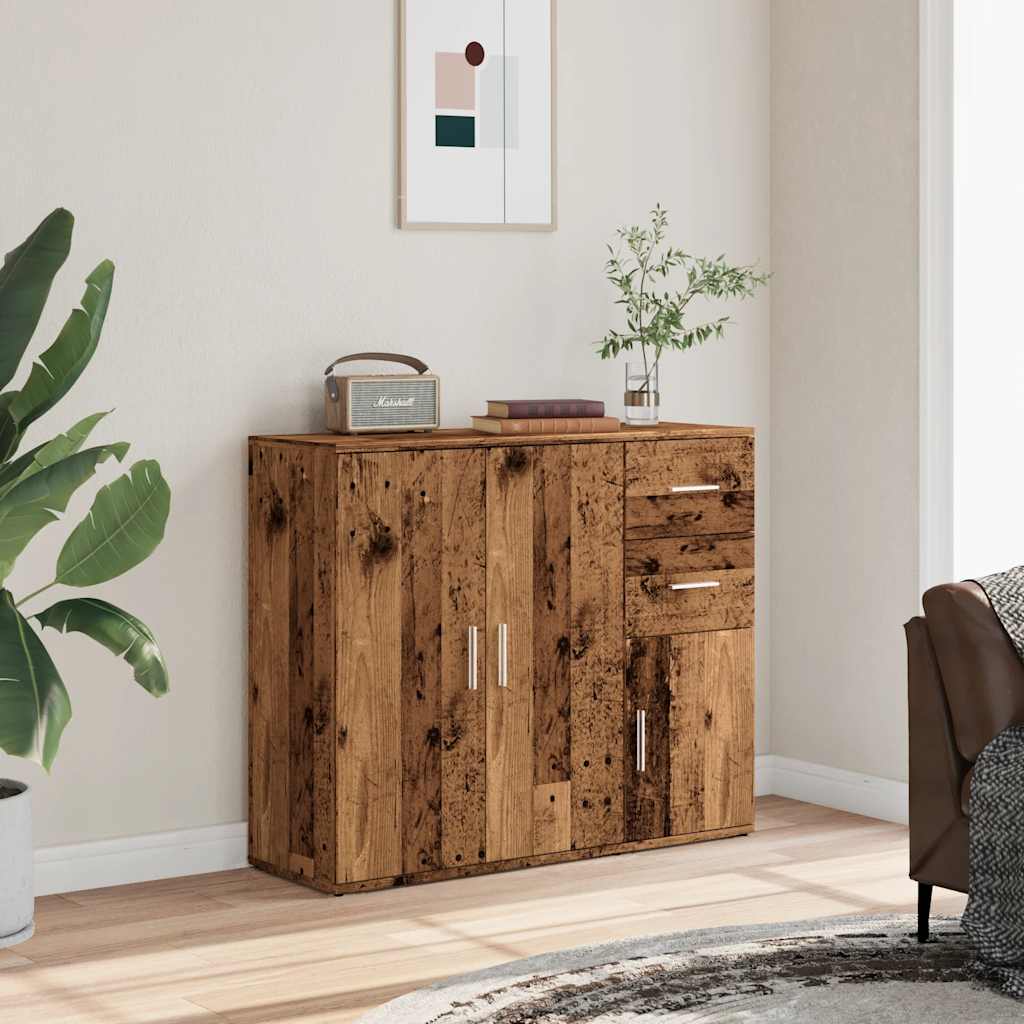 Komoda boja staro drvo 91 x 29,5 x 75 cm od konstruiranog drva