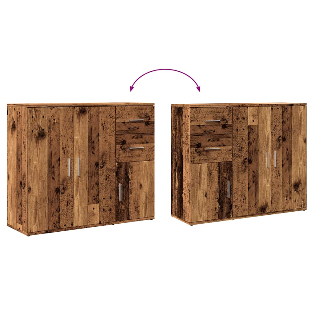Komoda boja staro drvo 91 x 29,5 x 75 cm od konstruiranog drva