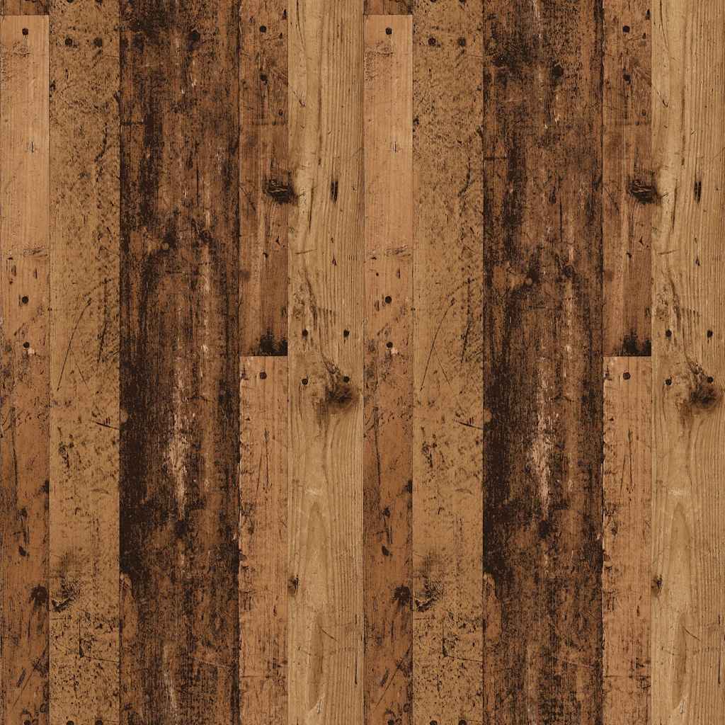 CD zidna polica staro drvo 100x18x18 cm konstruirano drvo