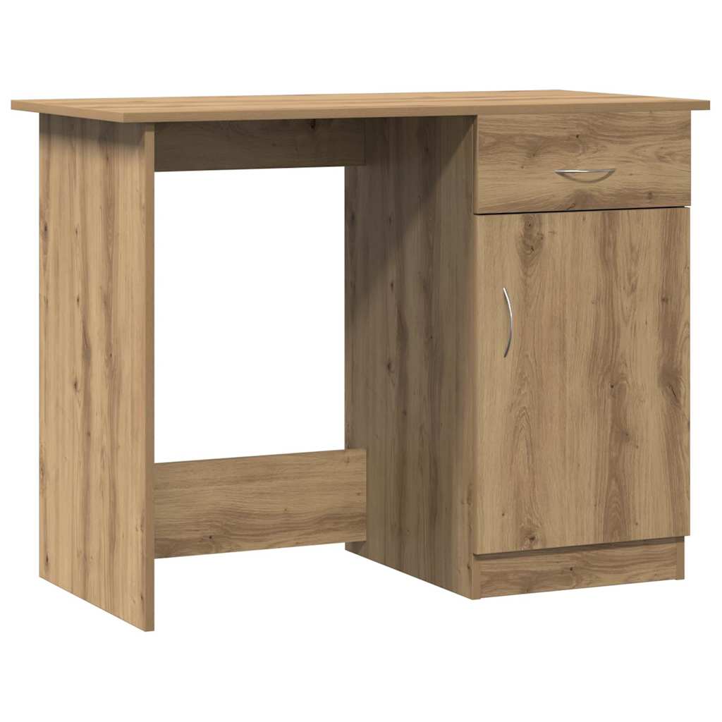 Radni stol boja hrasta artisan 100x50x76 cm konstruirano drvo
