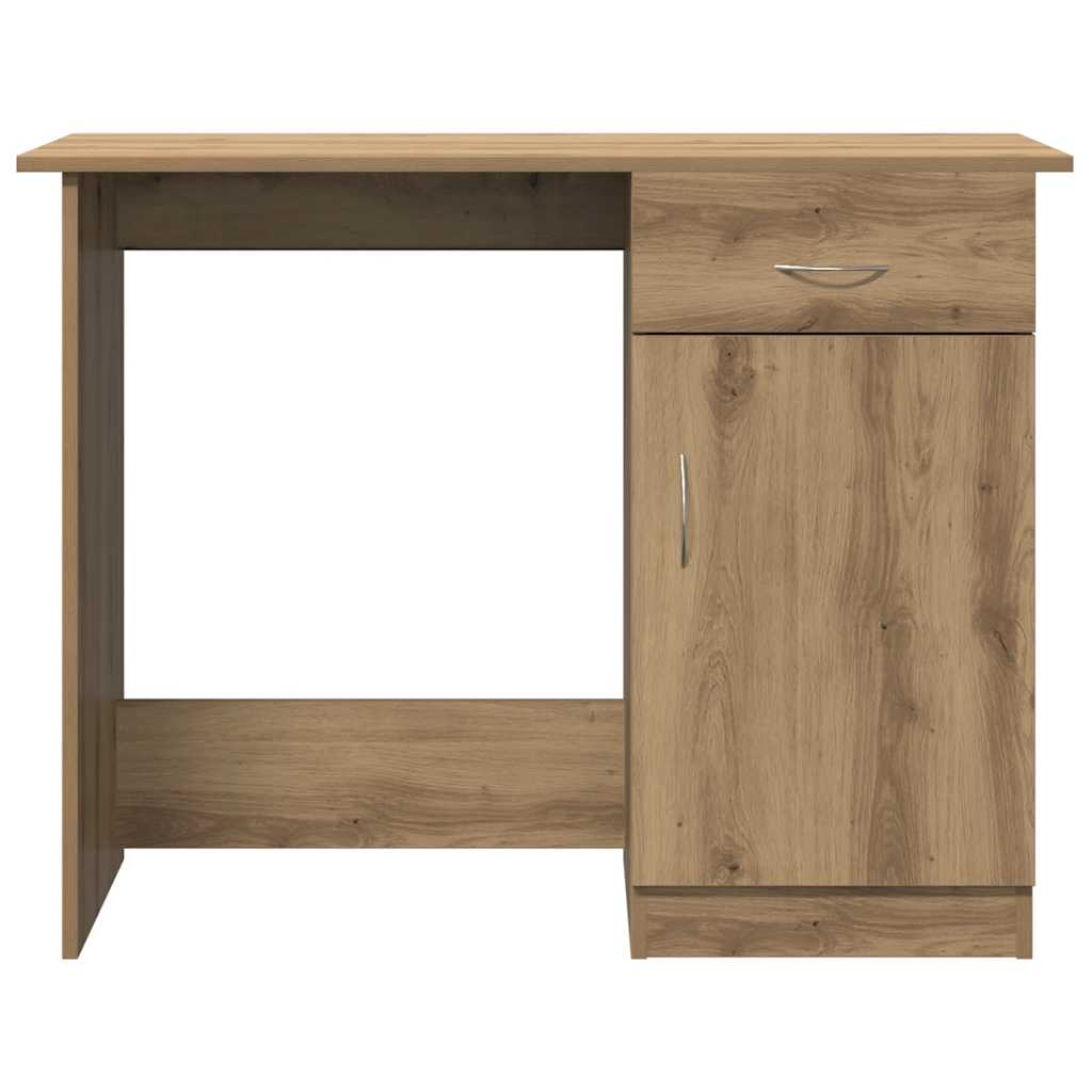 Radni stol boja hrasta artisan 100x50x76 cm konstruirano drvo