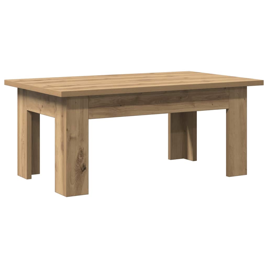 Stol za kavu Artisan hrast 100x60x42 cm izrađeno drvo