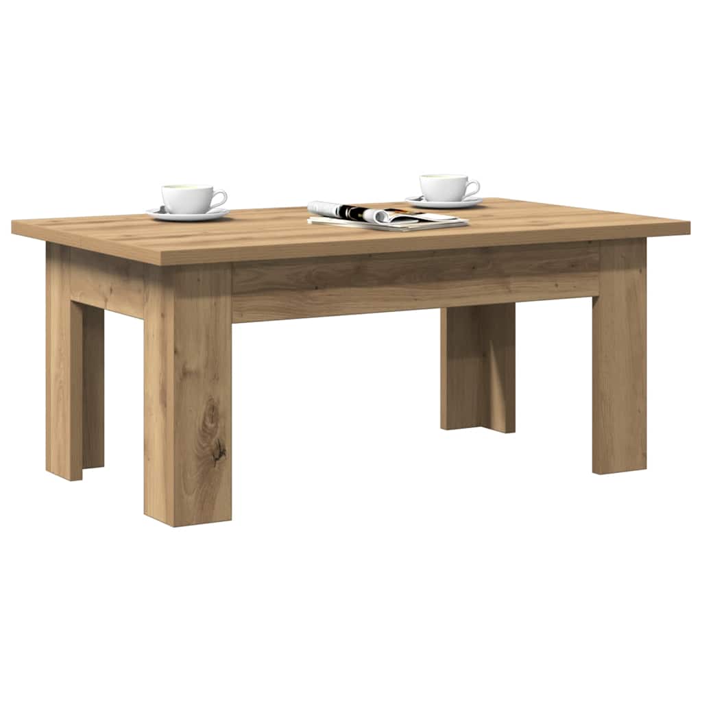 Stol za kavu Artisan hrast 100x60x42 cm izrađeno drvo