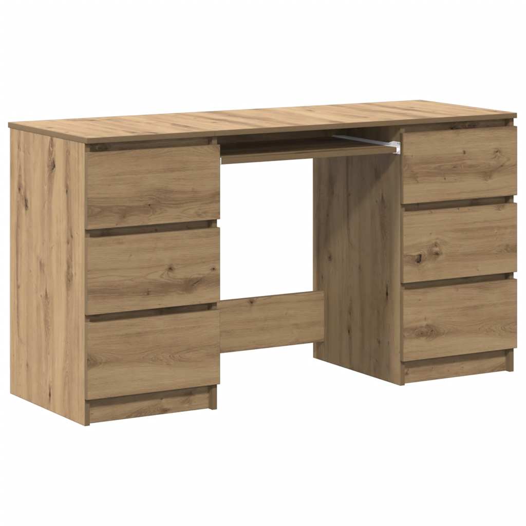 Pisaći stol Artisan hrast 140x50x77 cm izrađeno drvo