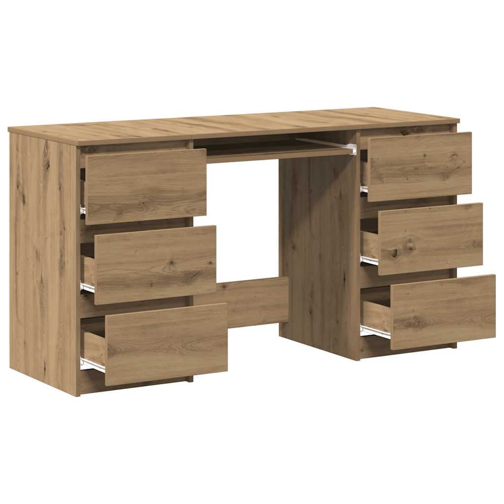 Pisaći stol Artisan hrast 140x50x77 cm izrađeno drvo