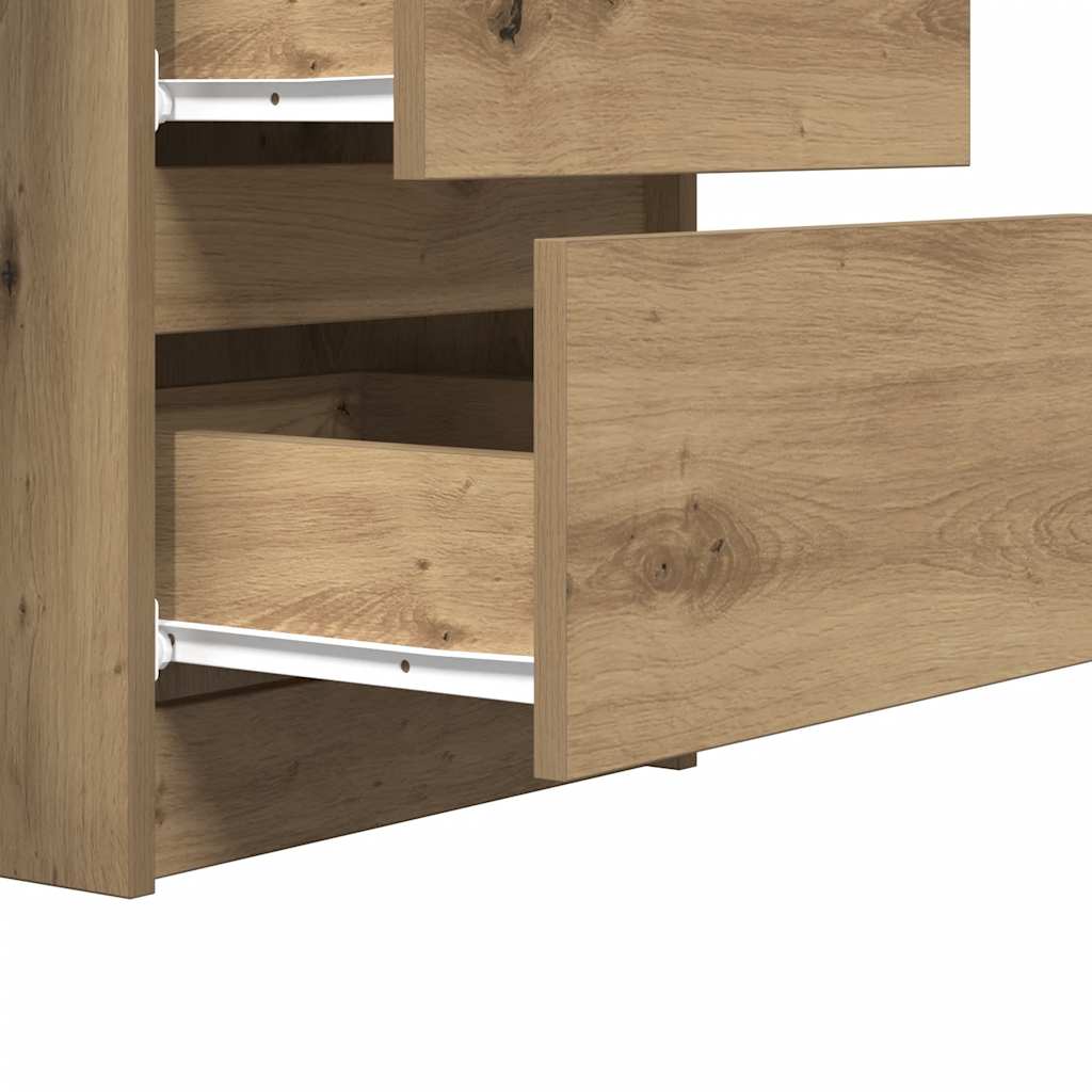 Pisaći stol Artisan hrast 140x50x77 cm izrađeno drvo