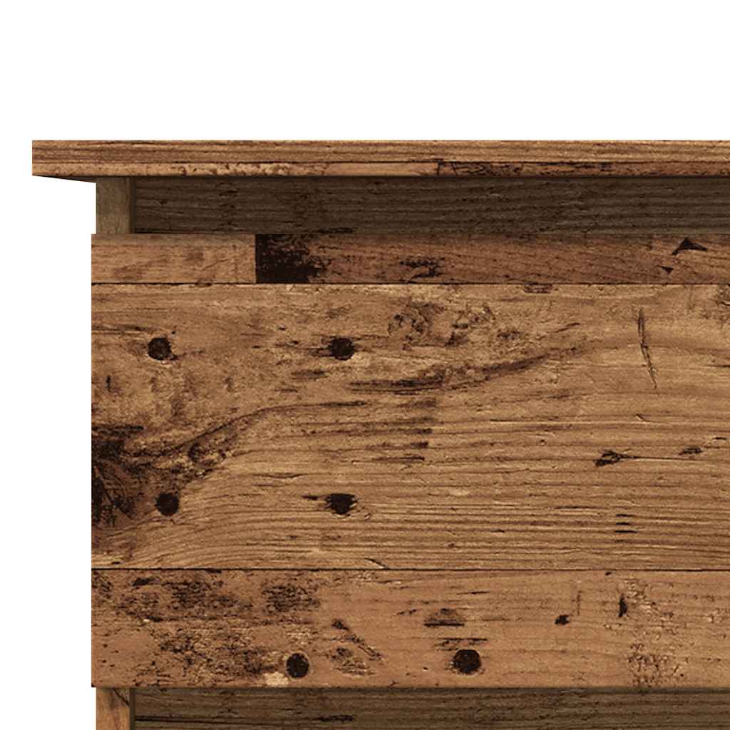 Kutni radni stol staro drvo 145x100x76 cm konstruirano drvo
