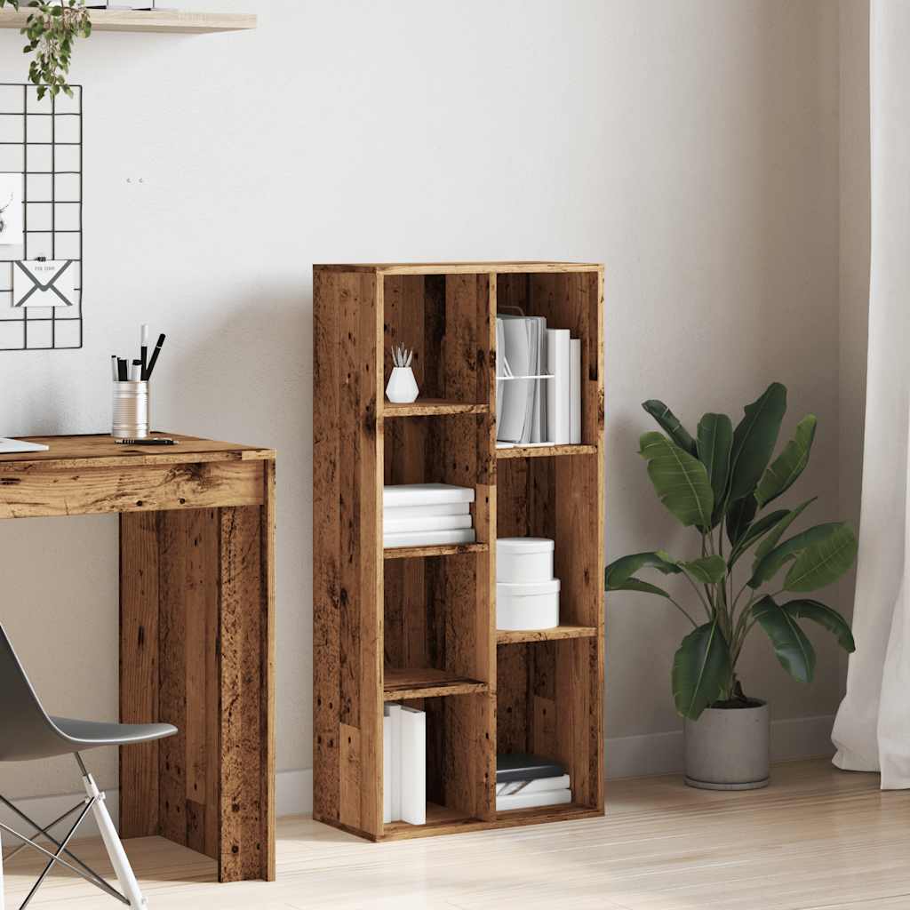 Ormar za knjige staro drvo 50x25x104 cm