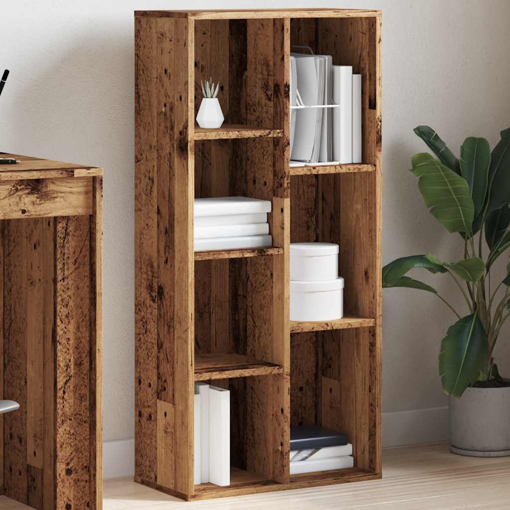Ormar za knjige staro drvo 50x25x104 cm