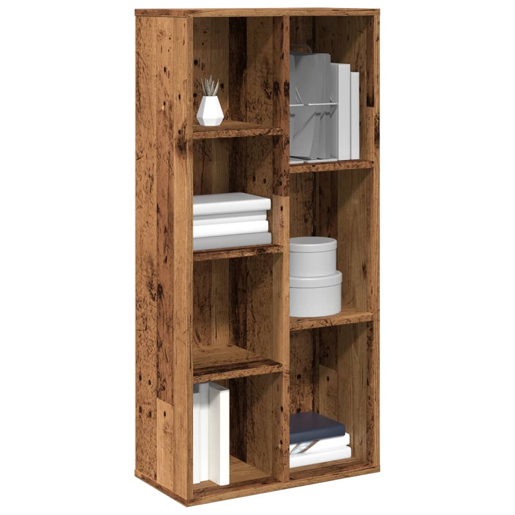 Ormar za knjige staro drvo 50x25x104 cm