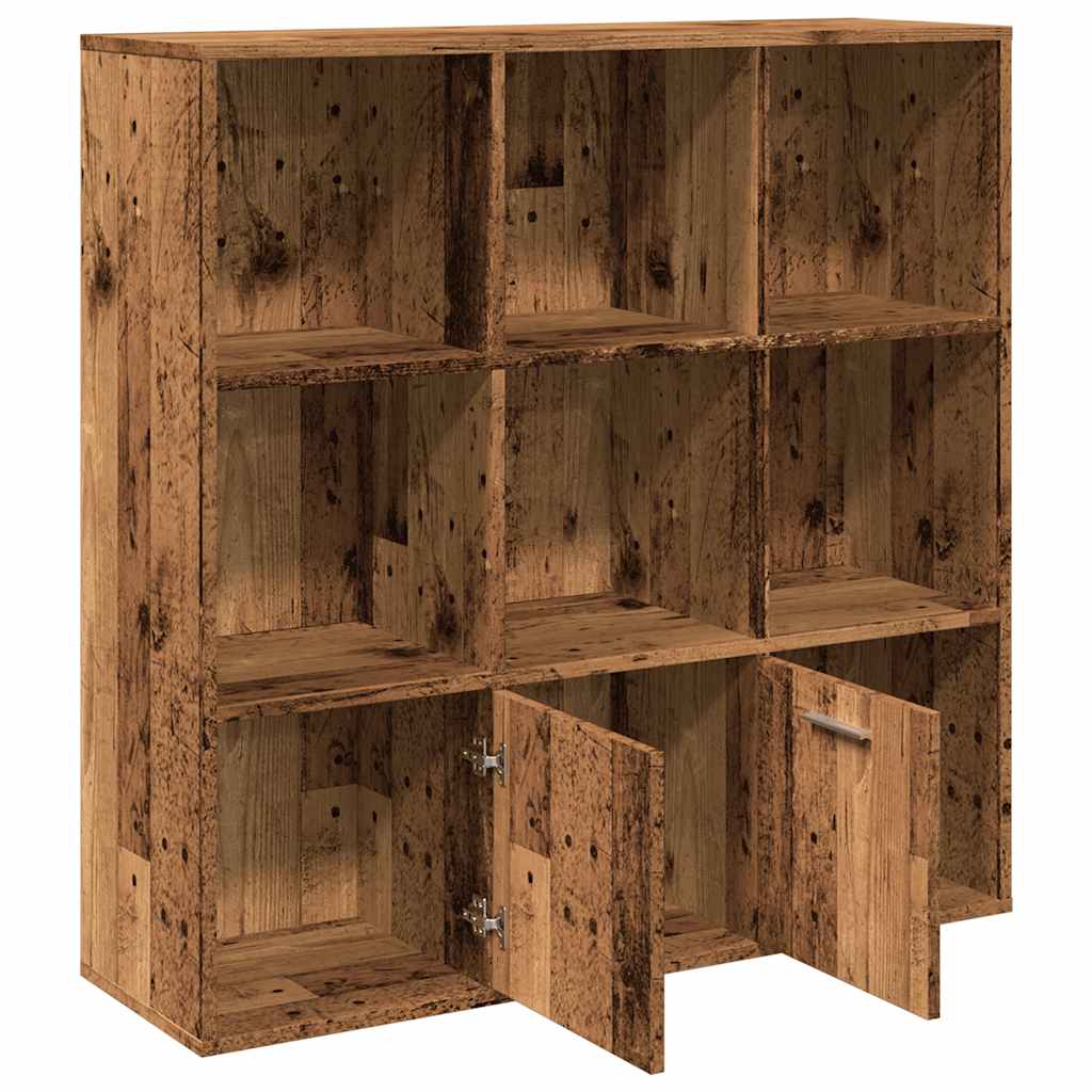 Ormar za knjige staro drvo 98x29x97,5 cm konstruirano drvo