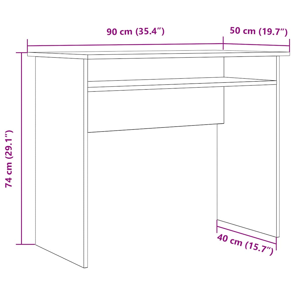 Stol staro drvo 90x50x74 cm konstruirano drvo