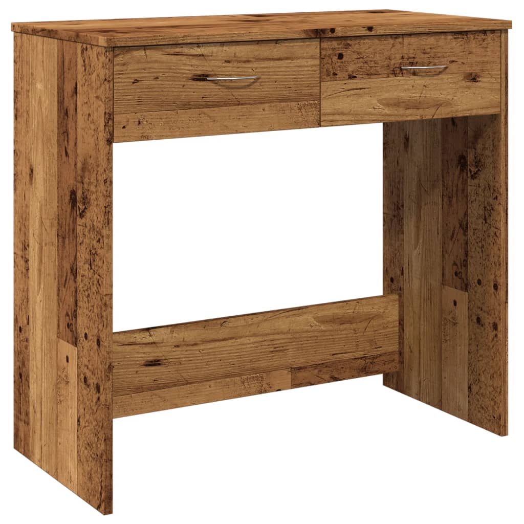 Radni stol boja starog drva 80 x 40 x 75 cm konstruirano drvo