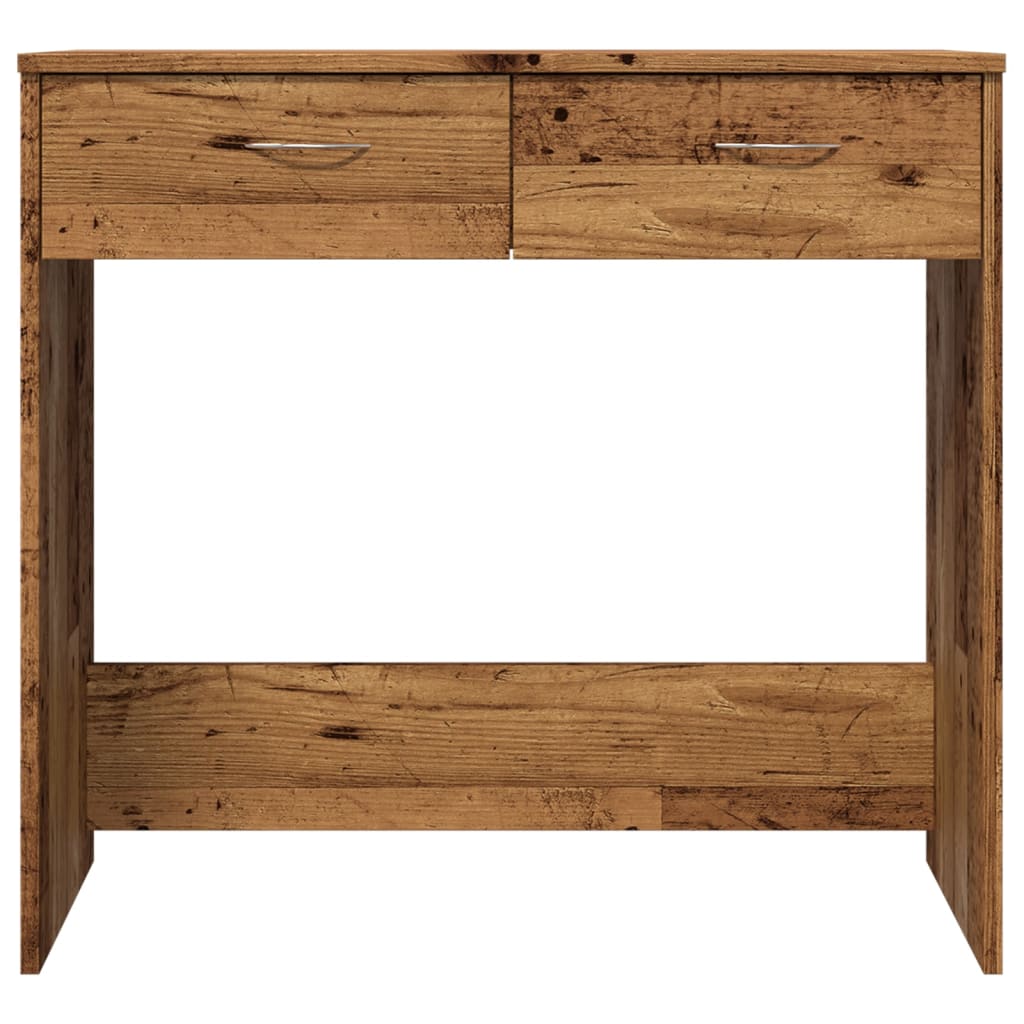 Radni stol boja starog drva 80 x 40 x 75 cm konstruirano drvo