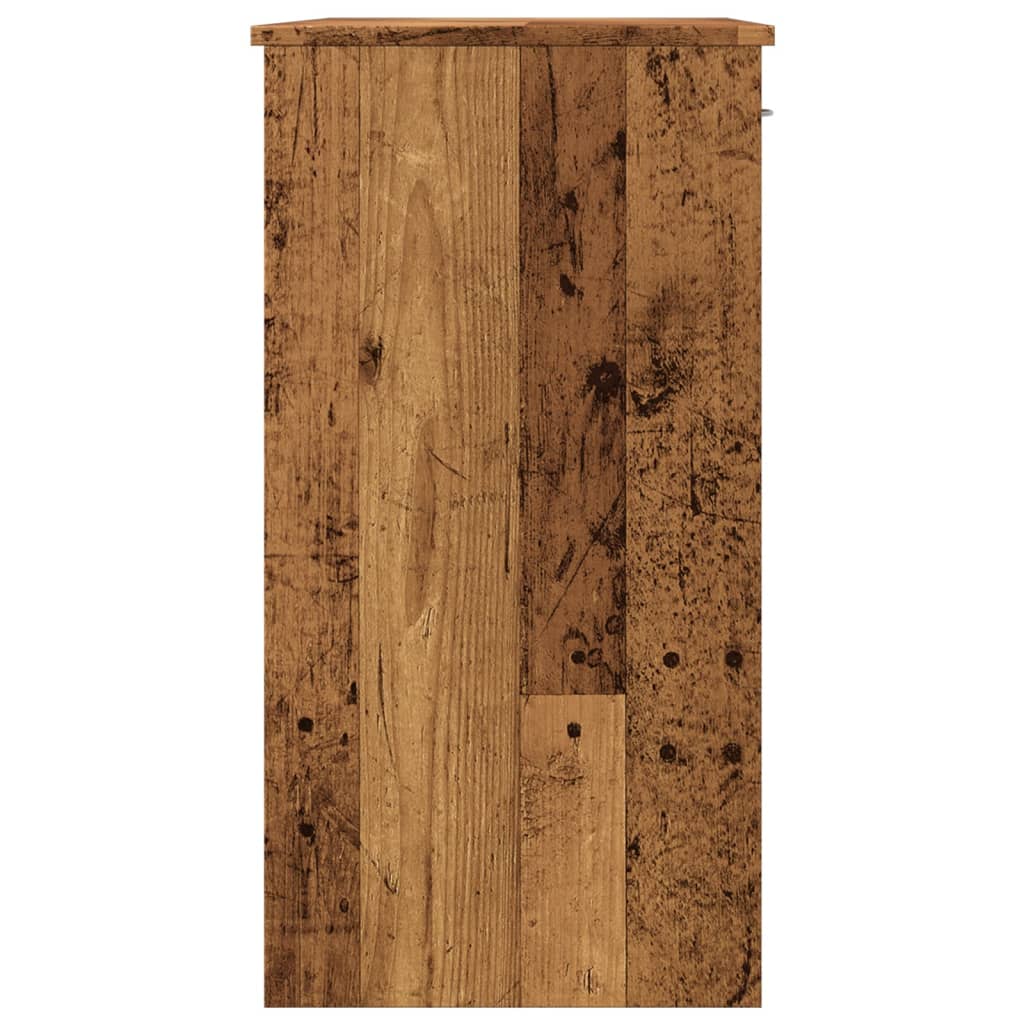 Radni stol boja starog drva 80 x 40 x 75 cm konstruirano drvo