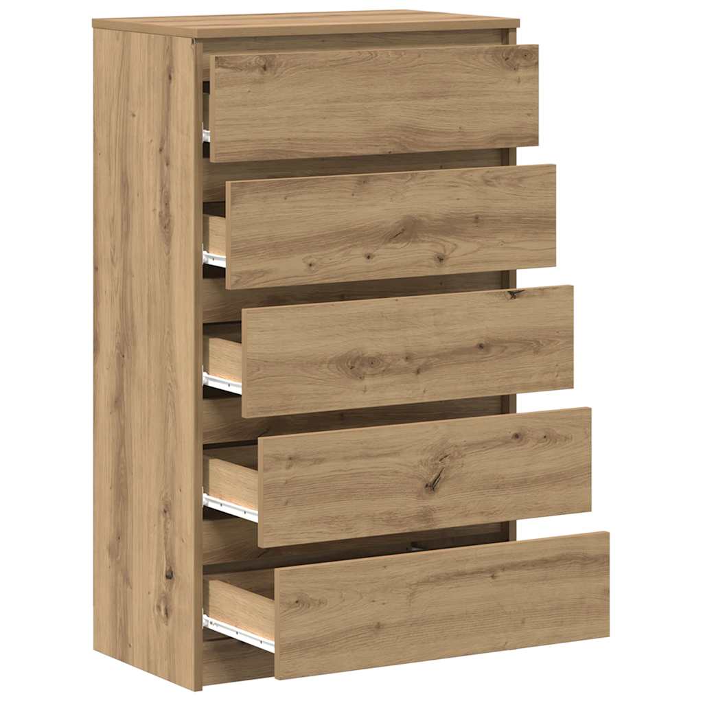 Ladičar boja hrasta artisan 60 x 36 x 103 cm konstruirano drvo