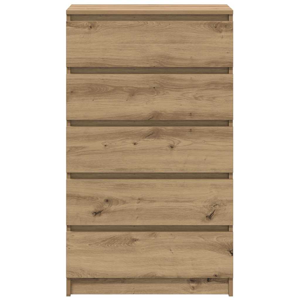Ladičar boja hrasta artisan 60 x 36 x 103 cm konstruirano drvo
