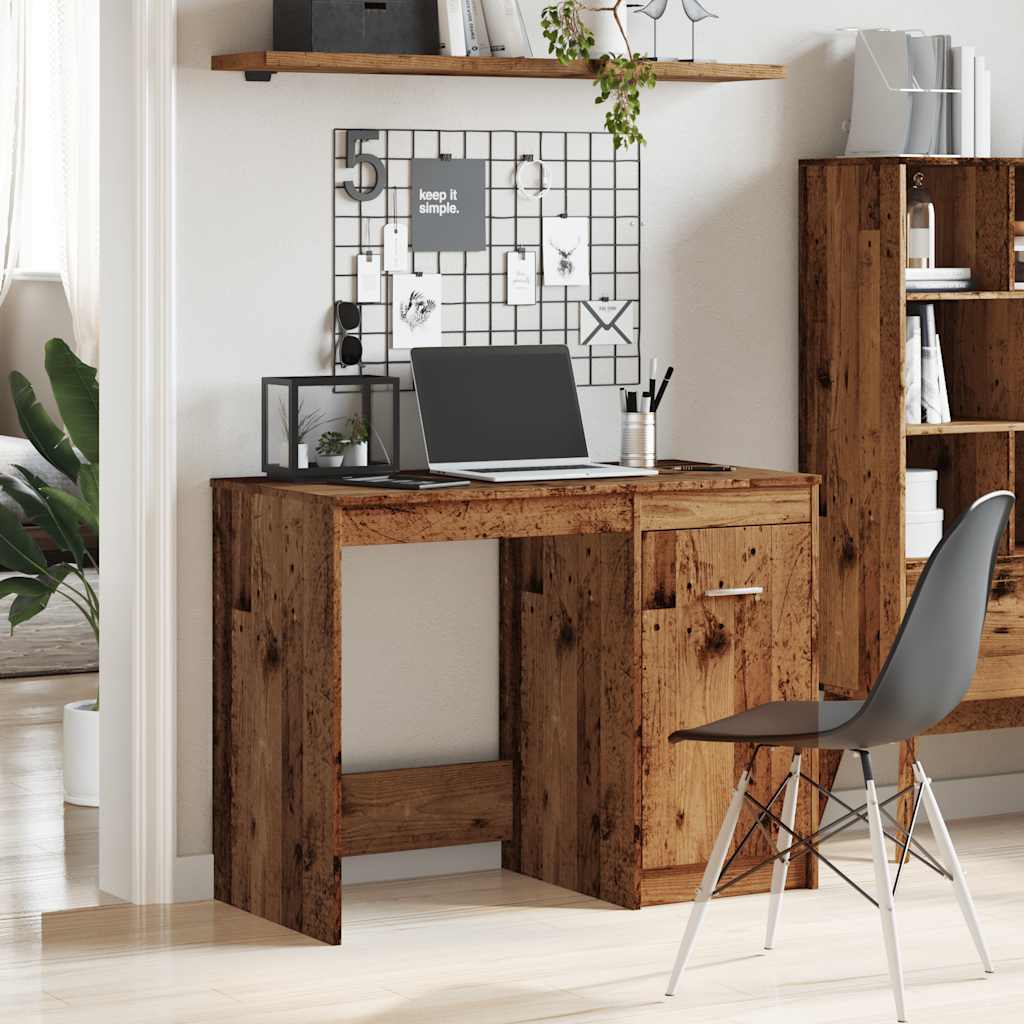 Radni stol boja staro drvo 100 x 50 x 76 cm od iverice