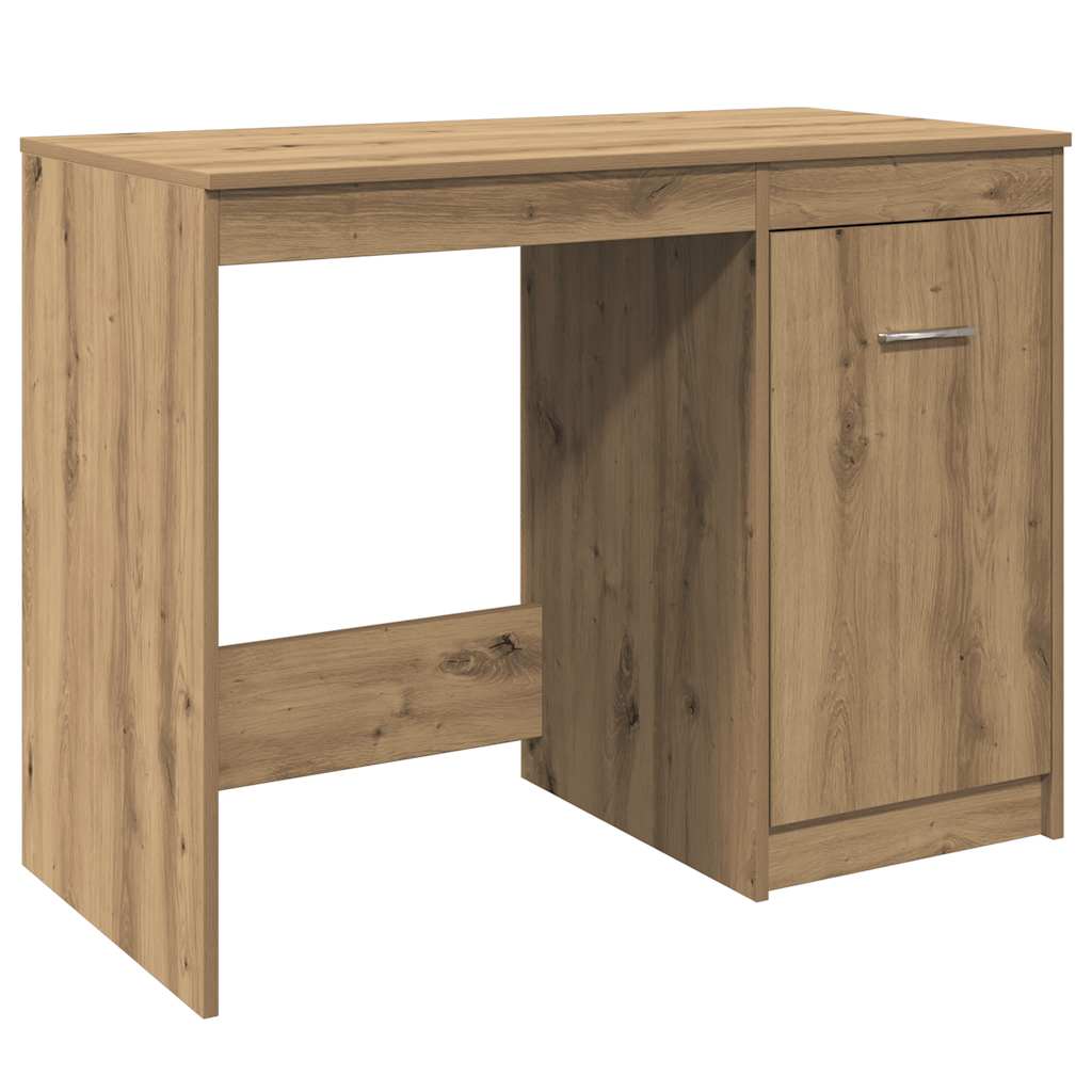 Radni stol boja hrasta artisan 100x50x76 cm konstruirano drvo