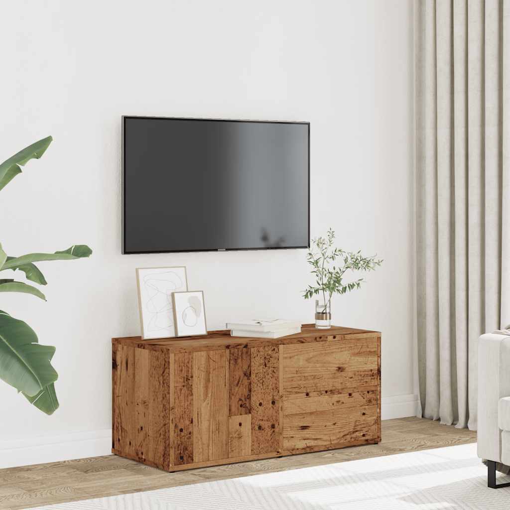 TV ormarić staro drvo 80x34x35,5 cm konstruirano drvo
