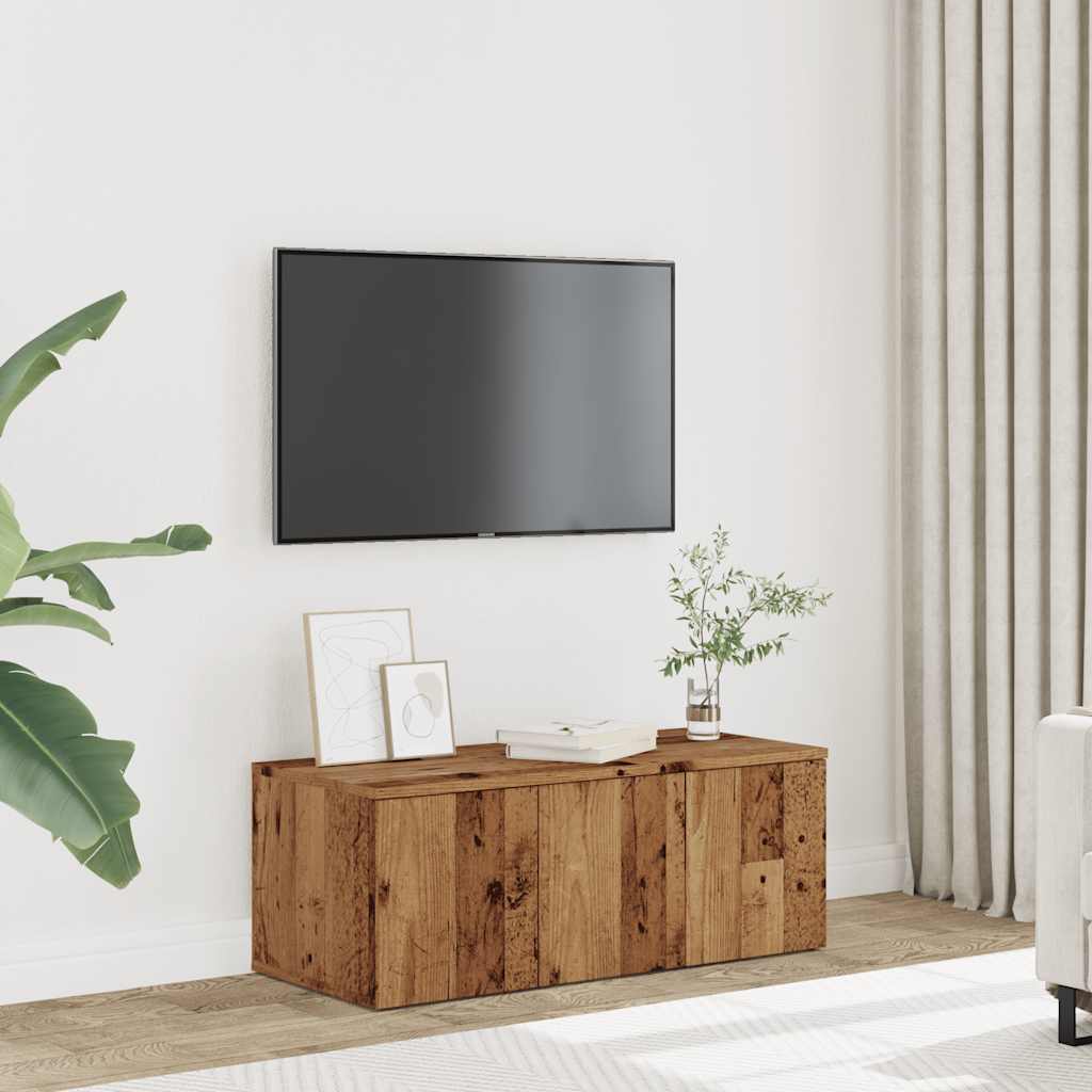 TV ormarić staro drvo 80x34x30 cm konstruirano drvo