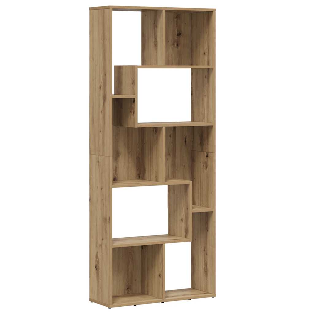 Polica za knjige Artisan hrast 67x24x161 cm Konstruirano drvo