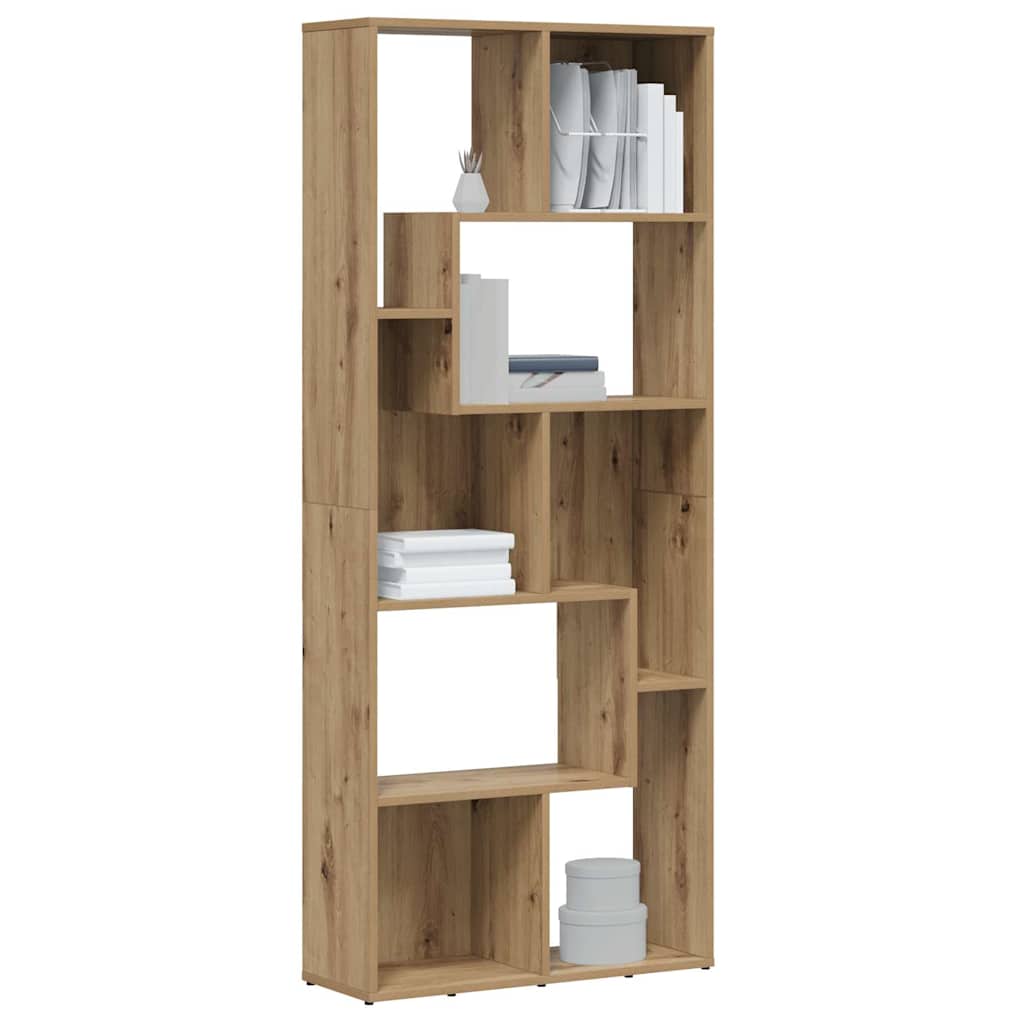 Polica za knjige Artisan hrast 67x24x161 cm Konstruirano drvo