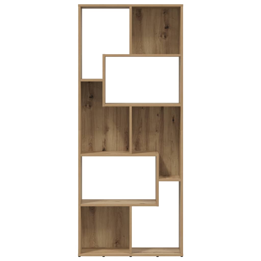 Polica za knjige Artisan hrast 67x24x161 cm Konstruirano drvo