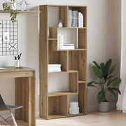 Polica za knjige Artisan hrast 67x24x161 cm Konstruirano drvo